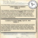 US CONSTITUTION ART VI and LOUISIANA TREATY ART VI